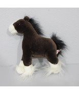 Gund Dale 10 inch Plush Clydesdale Horse Stuffed Animal Brown White 042984 - $10.46