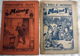 2 x Issues THE MAGNET LIBRARY 1915 and 1916 Billy Bunter UK Comic - £41.71 GBP