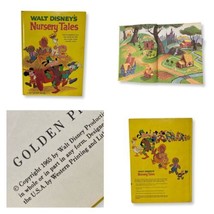 1965 Vintage Big Golden Book Walt Disney&#39;s Nursery Tales First Edition EUC - £14.87 GBP