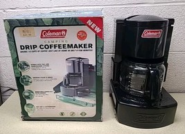 COLEMAN CAMPING DRIP COFFEE MAKER MODEL 5008-700 - 10 CUP BLACK WITH DEC... - £50.38 GBP