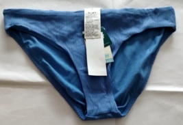 Roxy Blue Love Rib The Comber Swim Bottoms Size L - $15.85