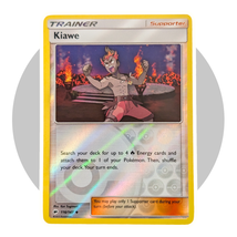 Burning Shadows Pokemon Card (O06): Kiawe 116/147, Reverse Holo - $4.90