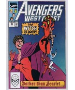 West Coast Avengers 56 ORIGINAL Vintage 1990 Marvel 1st Dark Scarlet Wit... - $29.69