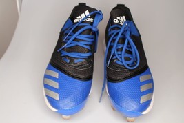 Adidas SPG 753001 Men&#39;s Cleats Baseball/Softball Blue &amp; Black US Size 11 - £19.42 GBP