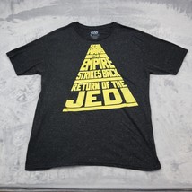 Star Wars Shirt Mens XL Black Fifth Sun Short Sleeve Round Neck Knit Print Tee - £18.24 GBP