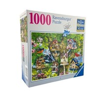 Ravensburger Jigsaw Puzzle Bird Village 1000 Pc Birdhouse Town in Tree 8... - £15.15 GBP