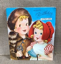 Ephemera Vintage 1940s or 50s Gatto Greeting Card Kids Toys w Indicator Wheel - £7.75 GBP