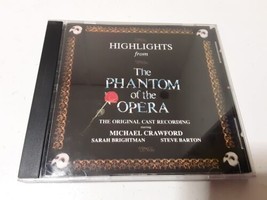 Highlights From The Phantom Of The Opera The Original Cast Recording CD - £1.55 GBP