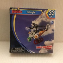 NEW Make It Metal Helicopter Set - 33 pieces - $9.25