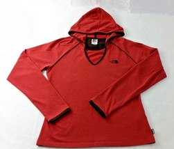 The North Face  Long Sleeve Hooded Shirt Top Red Womens Size Large - £27.93 GBP