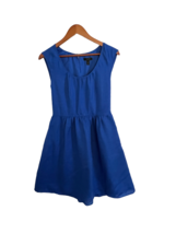J. CREW Womens Dress Blue A-Line Sleeveless Scoop Neck Size 4 - £14.98 GBP