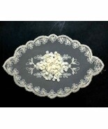 Embroidered Tulle Lace Application 12×19 Sweet Trims LR-20068 Trim - $6.02 CAD