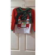 Elf On The Shelf Christmas Kids Unisex Fleece Sweatshirt Size Small - £5.49 GBP