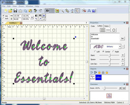 Embrilliance Essentials Machine Embroidery Software Win&amp;Mac Lettering Editing+++ - £106.02 GBP