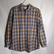 Carhartt Men&#39;s Long Sleeve Multicolor Plaid Thick Work Outdoor Shirt Siz... - $20.79