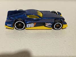 2017 Hot Wheels Formul8r Diecast Car Blue Yellow Toy Dragon 88 Blast K21 - £3.99 GBP