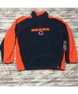 Chicago Bears Reebok Fleece 1/4 Zip Pullover NFL Men&#39;s Football - $22.31