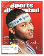 Dec 29 2003 Sports Illustrated Magazine Carmelo Anthony Syracuse - £7.75 GBP