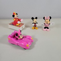 Disney Minnie Mickey Mouse Lot of 4 Minnie Car, VHS Mickey Toy, Mickey, Minnie - £11.16 GBP