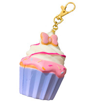 Disney Store Japan Daisy Duck Squishy Cupcake Key Chain Charm - $89.99