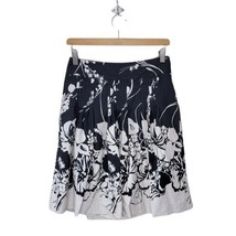 Ann Taylor | Petite Floral Pleated Silk Blend Skirt, womens size 2P - £16.74 GBP