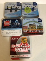 AOL America Online Vintage Installation Discs Lot Of 5 Sealed - £19.45 GBP