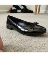 Women&#39;s Ballet Flats Shoes Round Toe Flats with Bow, Black Patent, Size 7.5 - $75.25 CAD