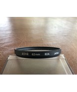 Used Hoya 82A 62mm Lens Filter Made in Japan - $24.44 CAD