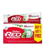 Dabur Red Toothpaste - 600g (150g x 4) | Ayurvedic Paste | Germ Protections - $30.99