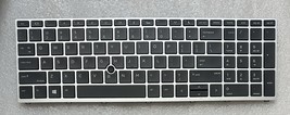 HP ProBook 650 G4 Backlit Keyboard US Silver Frame L09595-001 L00741-001 - $19.86