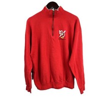 Disney Theme Park Sweatshirt Red 1996 Walt Disney World Quarter-Zip Unis... - $30.84