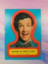 Topps Superman the Movie 1978 &quot;Portrait of Jimmy Olsen&quot; Sticker Trading ... - £1.56 GBP