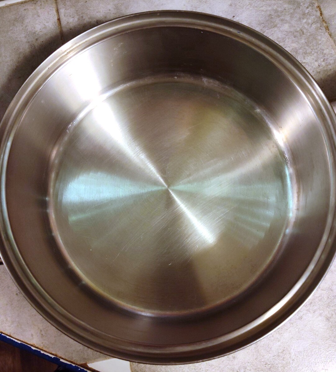 Vintage Royal Prestige Skillet: 1970s Italian 9-Ply Surgical Stainless Steel Wat Item image 9