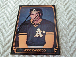 1988 Big League A.S. # 10 Jose Canseco Hand Signed Ex + !! - £31.33 GBP