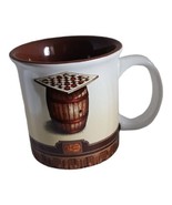 CRACKER BARREL Old Country Store Checkers Game 12 Ounce Coffee Mug Cup - $20.00