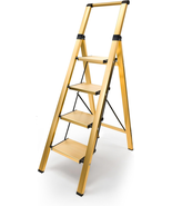 Aluminium 4 Step Ladder Folding Stool-330Lb Capacity Ladders with Anti-S... - $2,791.20 MXN