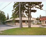 Rock View Motel St Ignace Michigan MI Chrome Postcard P1 - $3.91
