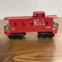 Lionel Post-War Minneapolis And Saint Louis O-Gauge Red Caboose 6059 - £7.70 GBP