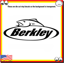 Berkley Fishing Vinyl Cut Decal Sticker Logo 7&quot; - £4.42 GBP
