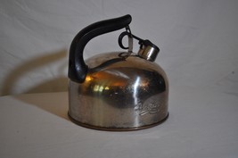 VTG Paul Revere Ware Whistling Tea Kettle Pot Copper Bottom J 93-C Korea - $39.60