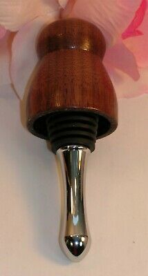 New Hand Crafted / Turned Eastern Walnut Wood Wine Bottle Stopper Great Gift #5 - $21.99