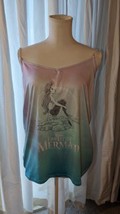 Her Universe Disney Little Mermaid Ombre Pearl Strap Tank Top Plus Size 2 - $24.75