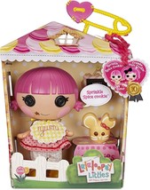 Lalaloopsy Littles Doll- Sprinkle Spice Cookie &amp; Pet Cookie Mouse 7&quot; - New - £7.83 GBP