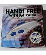 Hands free with FM Radio 2.5 mm Plug And Volume Control 88-108 MHz - £3.06 GBP