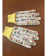 Hand Painted Gardening Gloves Cottagecore - £7.86 GBP