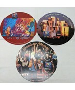 Lot of (4) 1970s Arts Entertainment Circle Cardboard Collectables With F... - $8.90