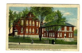 Mother House St Michael&#39;s Ursuline Convent &amp; School Postcard Frostburg Maryland  - £9.27 GBP