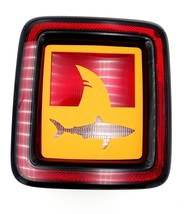 Jeep tail light covers / Shark / fits 2018-22 Wrangler / JL /orange - $17.62
