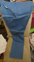 Wrangler Jeans Men&#39;s 38 x 30 Light Blue Cotton Poly Blend Vintage USA 85498LB - £13.08 GBP
