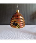 Vintage Bee and Beehive Ornament Made in Czech Republic - $19.00 CAD